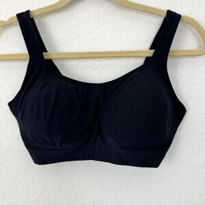 Truekind Womens Daily Comfort Wireless Shaper Bra Size L Black